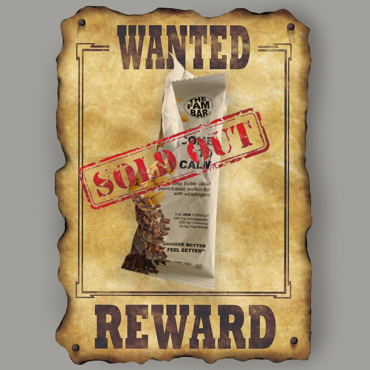 Peanut Butter Cacao Plant-Based Protein Bar with Adaptogens